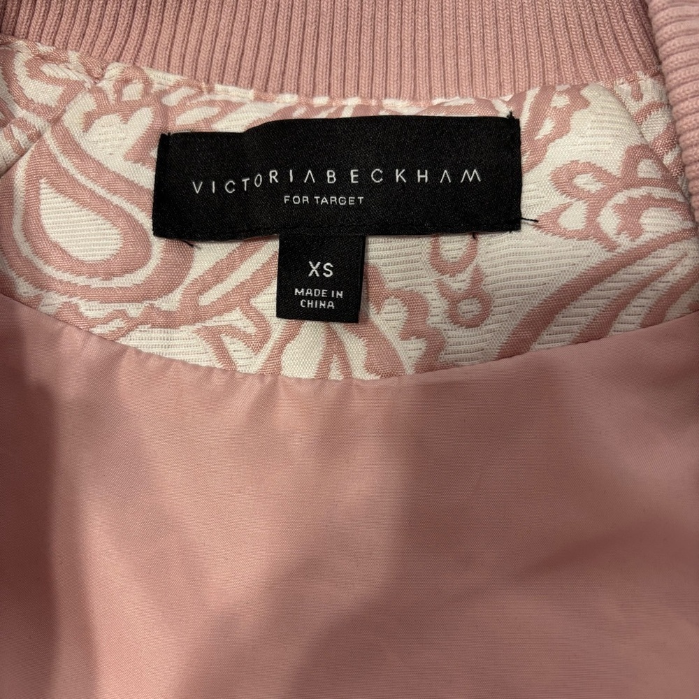Victoria Beckham for Target Pink/Blush Bomber Jacket - Picture 2 of 4